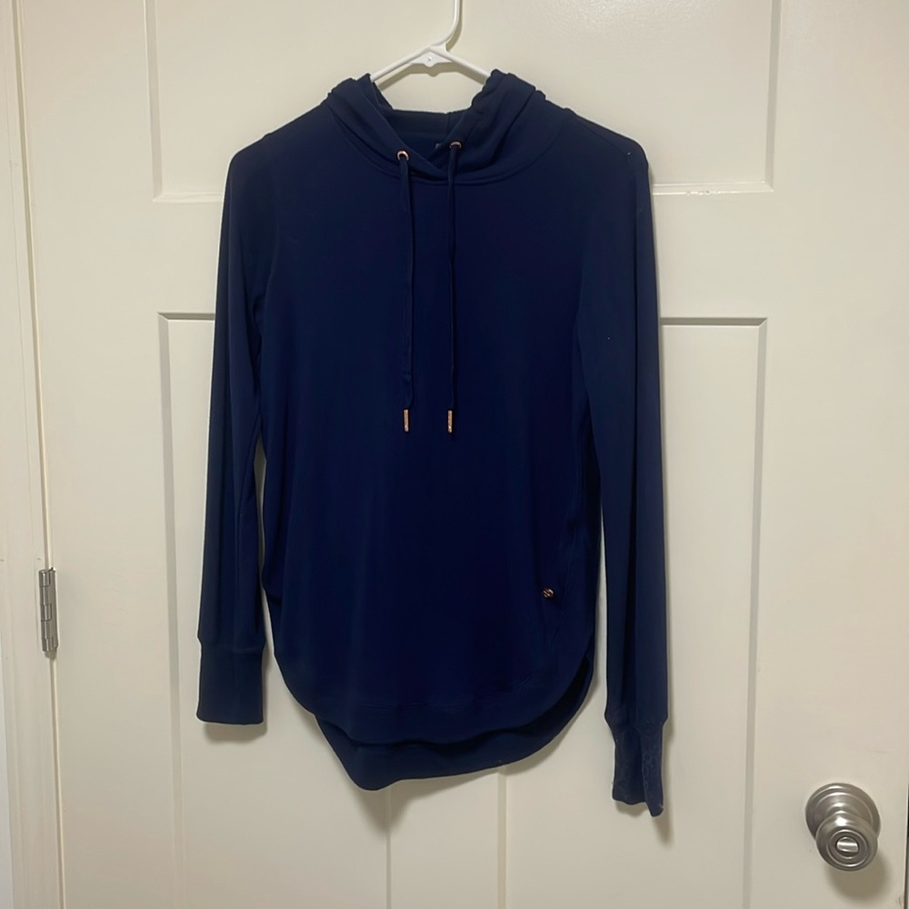 2 tops. GAIAM hoodie, Cynthia Rowley top.